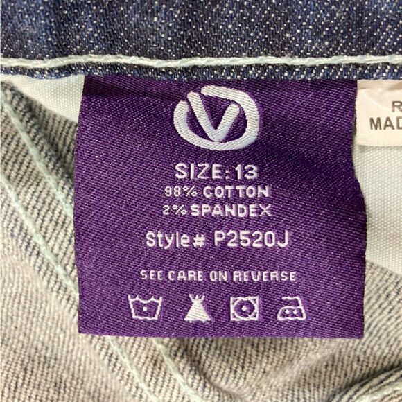 Vigoss Jeans Women’s 13 Blue Distressed London Bootcut Western #P2520J - Picture 8 of 13